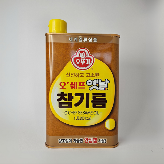 오뚜기 오쉐프 옛날 참기름 1L(OTG OLD STYLE SESAME OIL 1L)