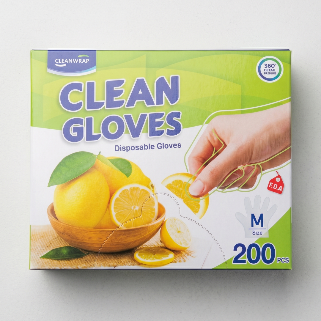 크린랲 일회용장갑 200매(CW Disposable Gloves 200SHT)