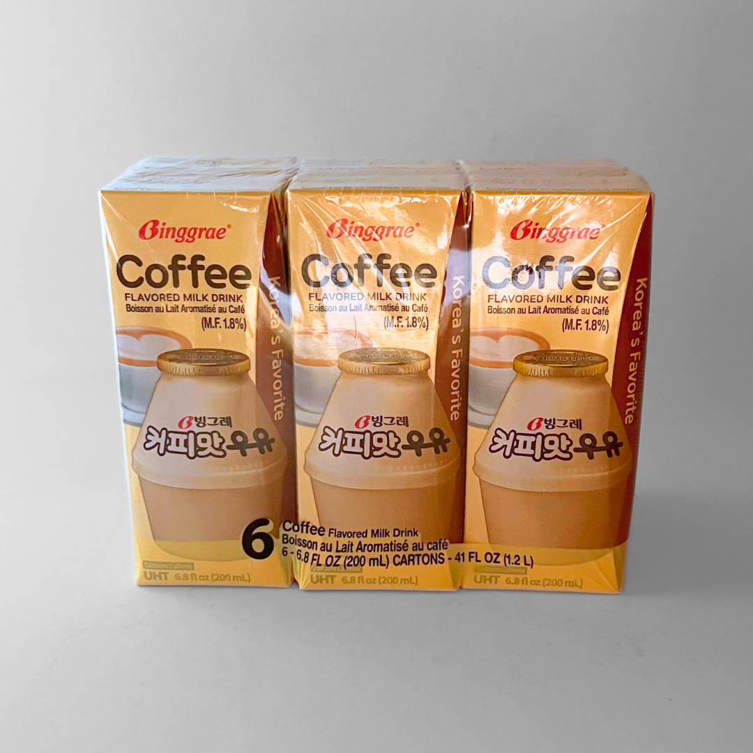 빙그레 커피우유 200ml*6(BGR咖啡牛奶包)[MULTI]