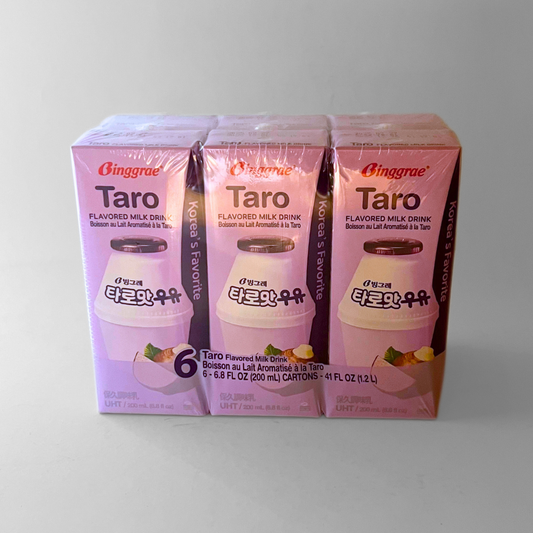 빙그레 타로우유 200ml*6(BGR TARO Milk 200ml*6)[MULTI]