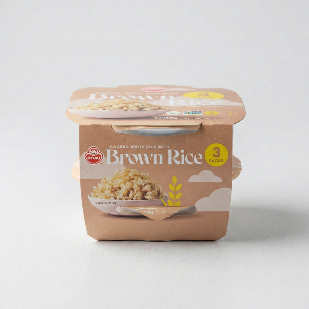 오뚜기 오뚜기밥 발아현미밥 수출 210G*3(OTG Steamed Brown Rice EX 210G*3) – HanGaWee