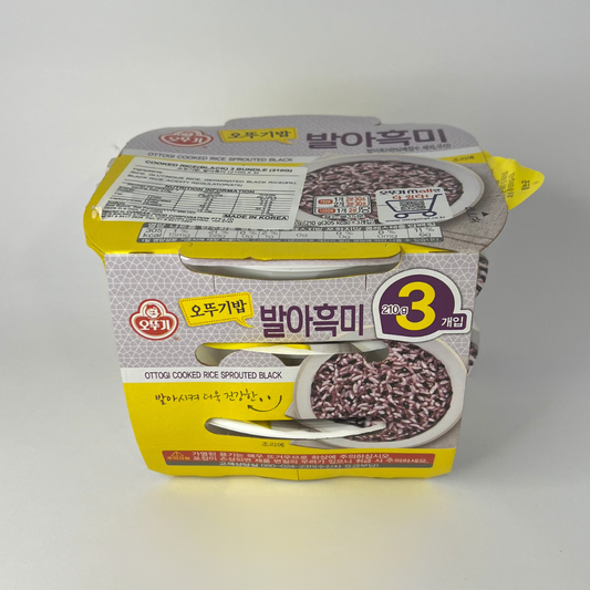 오뚜기 오뚜기밥 발아흑미밥 수출 210g*3(OTG 蒸黑米 EX 210G*3)