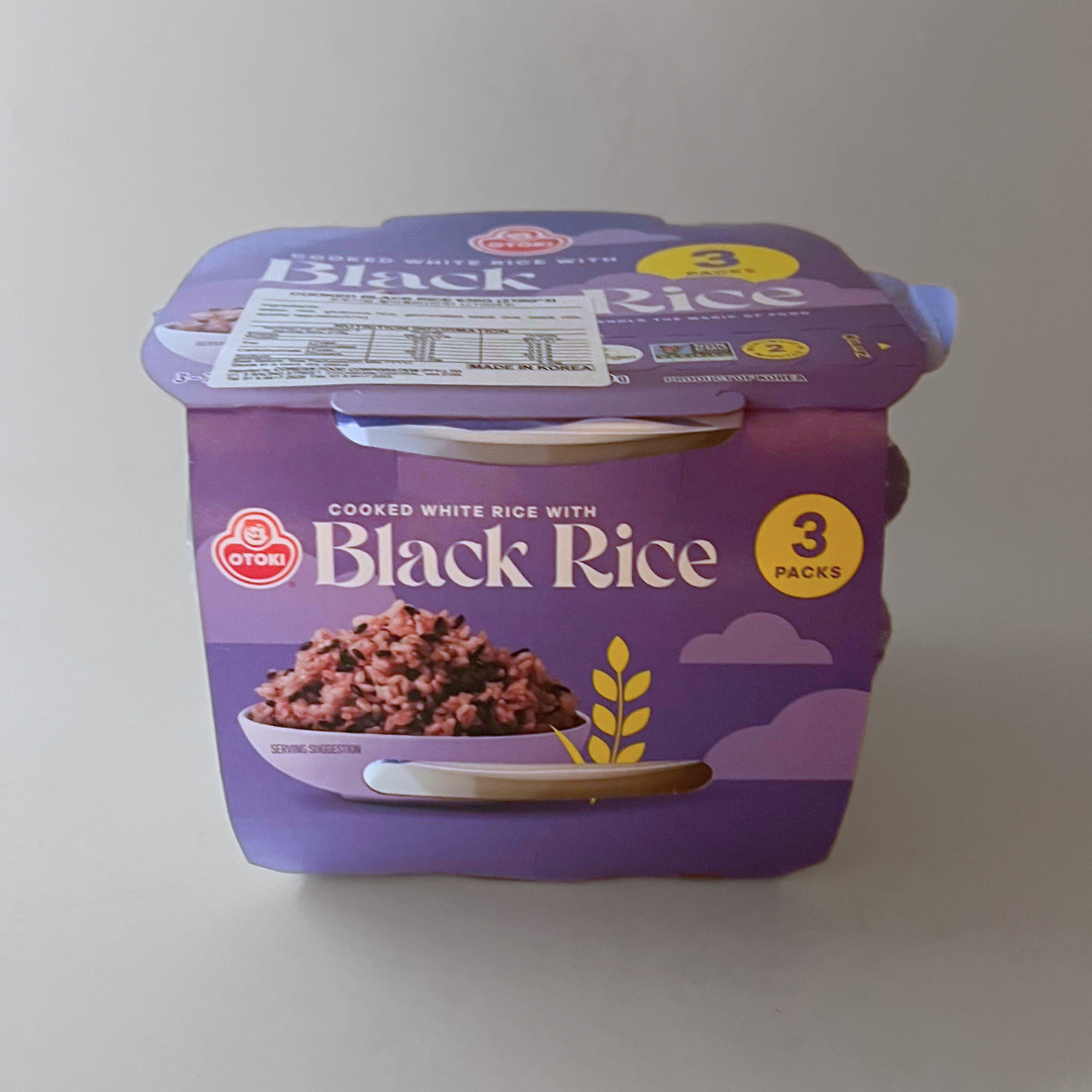 오뚜기 오뚜기밥 발아흑미밥 수출 210g*3(OTG Steamed Black Rice EX 210G*3)[MULTI]