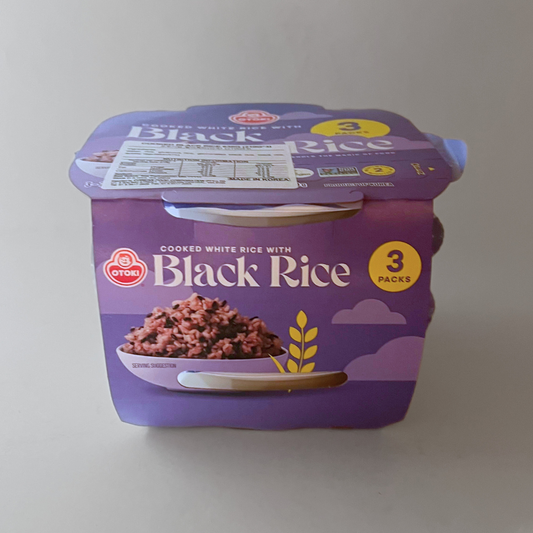 오뚜기 오뚜기밥 발아흑미밥 수출 210g*3(OTG Steamed Black Rice EX 210G*3)[MULTI]