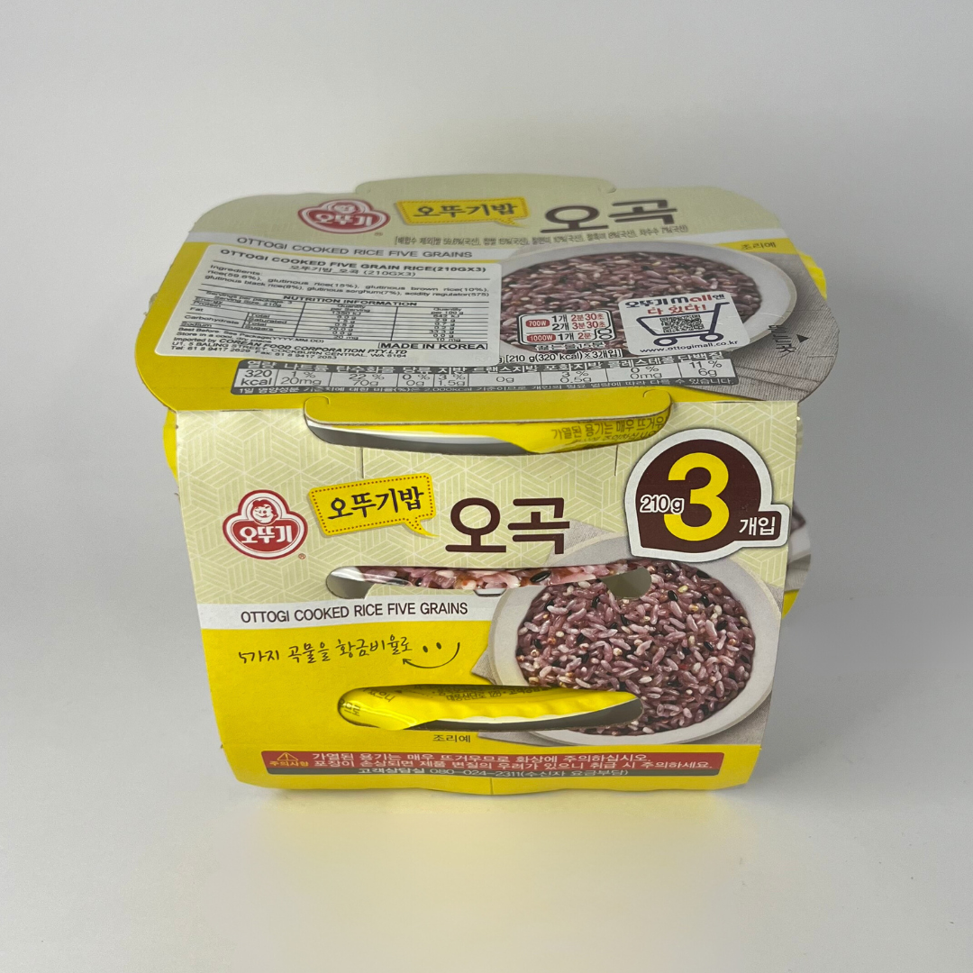오뚜기 오뚜기밥 오곡밥 210g*3(OTG Steamed Five Grain Rice 210g*3)[MULTI]