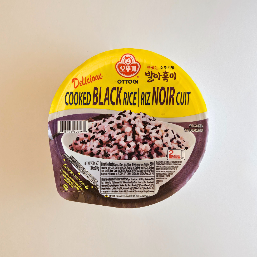 오뚜기 오뚜기밥 발아흑미밥 수출 210G(OTG STEAMED BLACK RICE EX)[SINGLE] – HanGaWee