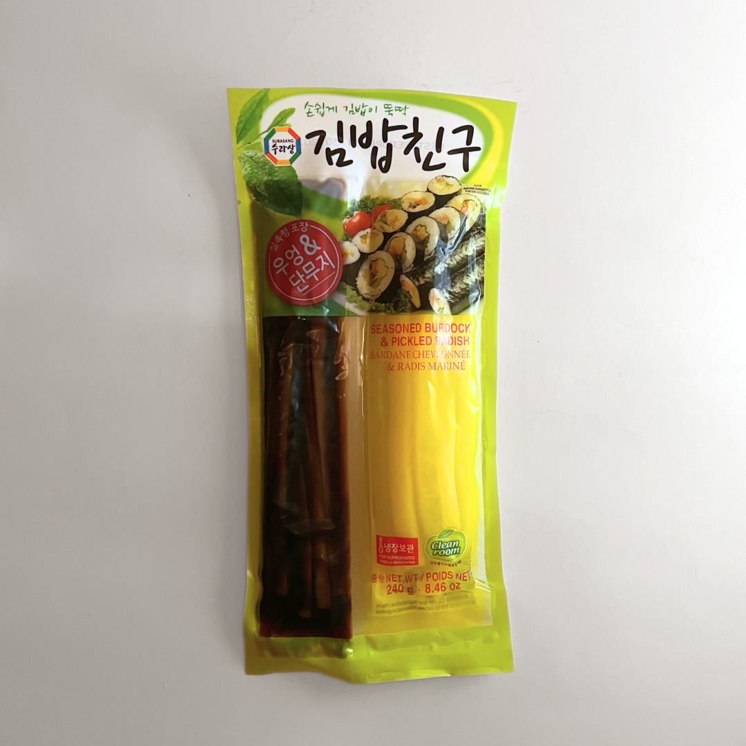 수라 김밥용 우엉&단무지 240g(SURA Seasoned Burdock&Radish 240g)