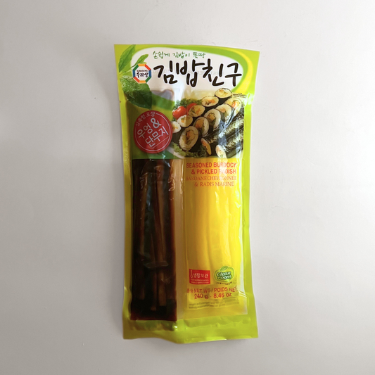 수라 김밥용 우엉&단무지 240g(SURA Seasoned Burdock&Radish 240g)