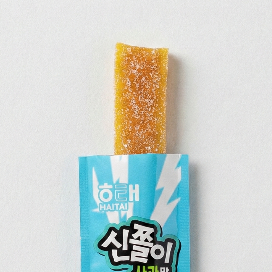 해태 신쫄사과맛 24G*20(HT软果冻苹果盒)[多款]
