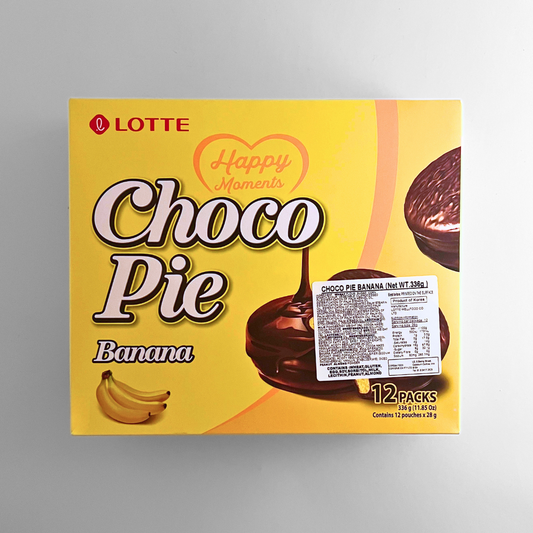 롯데 바나나 초코파이 28G*12(LT Banana Chocopie 28G*12)