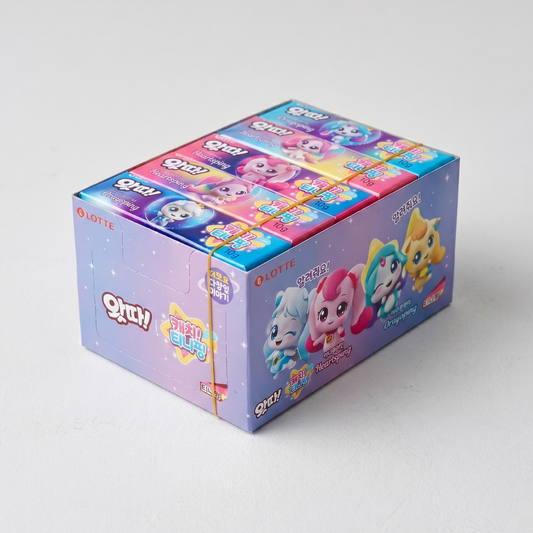 롯데 왓따껌 판박이 티니핑 3.7G*25(LT BUBBLE GUM STICKER SANRIO PACK)[MULTI]