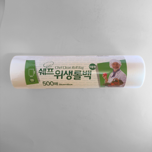 대진 쉐프위생 롤백 중 30*40cm 500 SHT /EA(DJ 卷袋 (M) 30*40cm 500 SHT /EA)