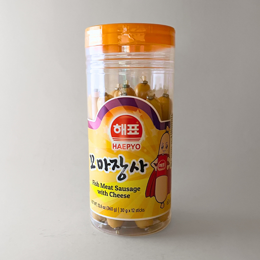 해표 꼬마장사 소시지 30G*12(HP FISH SAUSAGE WITH CHEESE 30G*12)