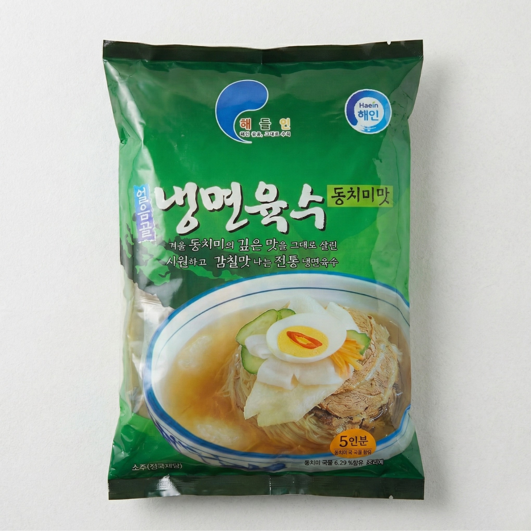 해인 냉면육수(동치미) 310ml*5(HI 冷面汤(萝卜) 310ml*5)[MULTI]