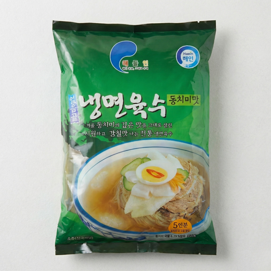 해인 냉면육수(동치미) 310ml*5(HI Cold Noodle Soup(Radish) 310ml*5)[MULTI]