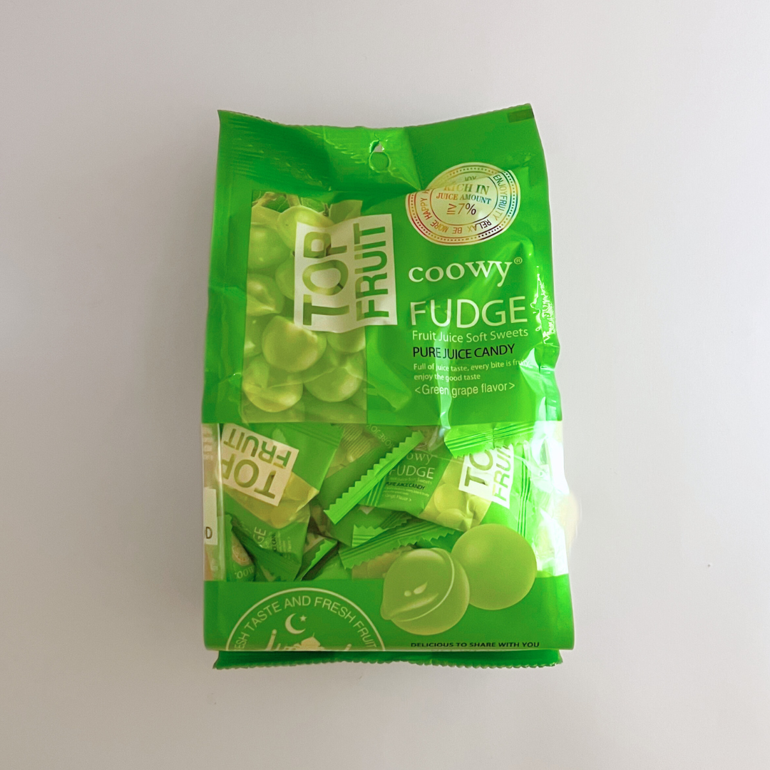 청포도 젤리 320G(TOP FRUIT FUDGE GREEN GRAPE 320G)