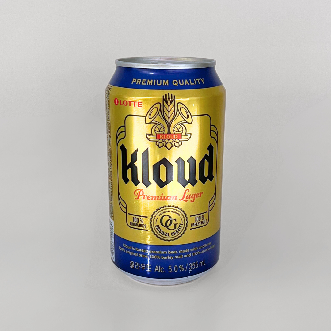 클라우드 맥주 (캔) 335ml(Kloud 100% 麦芽啤酒(罐装) 335ml)[SINGLE]