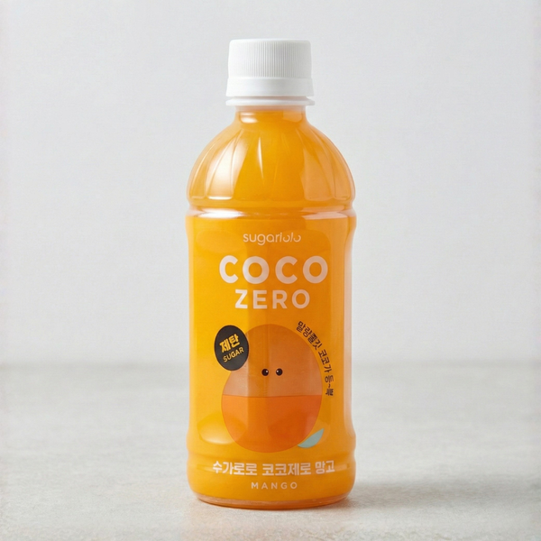 슈가로로 코코제로 망고 340ML(SUGARLOLO COCO ZERO MANGO 340ML) – HanGaWee