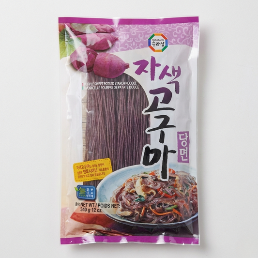 수라 자색고구마당면 340g(Sura Purple Sweet Potato Starch Noodles 340g)