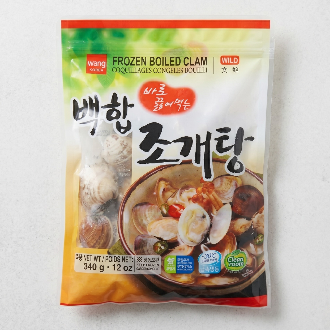 왕 백합 조개탕 340g(Wang  Boiled Clam 340g)