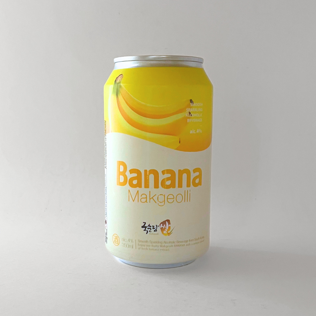 국순당 바나나막걸리캔 350ml(KSD 黄酒香蕉罐头 350ml)[SINGLE]