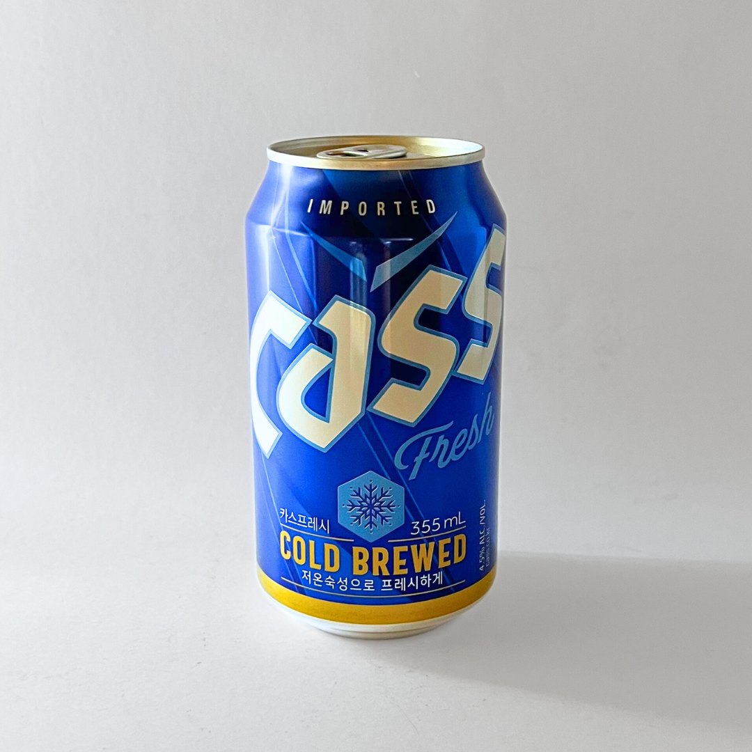 카스 캔 맥주 355ml(Cass Lager 啤酒罐 355ml)[SINGLE]