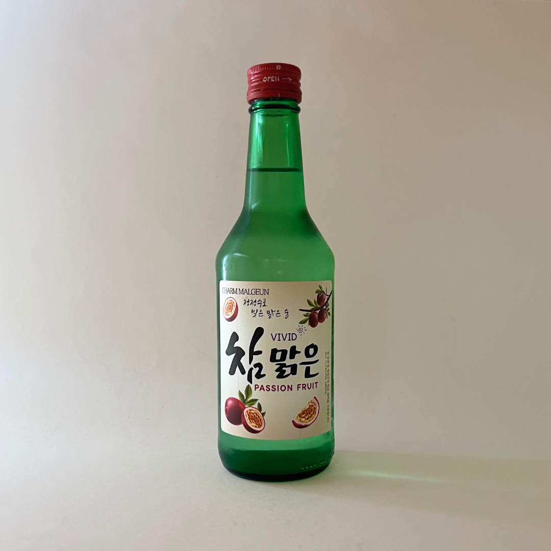 참맑은소주 패션후르츠 360ML(CHARM SOJU PASSIONFRUIT 360ML*)