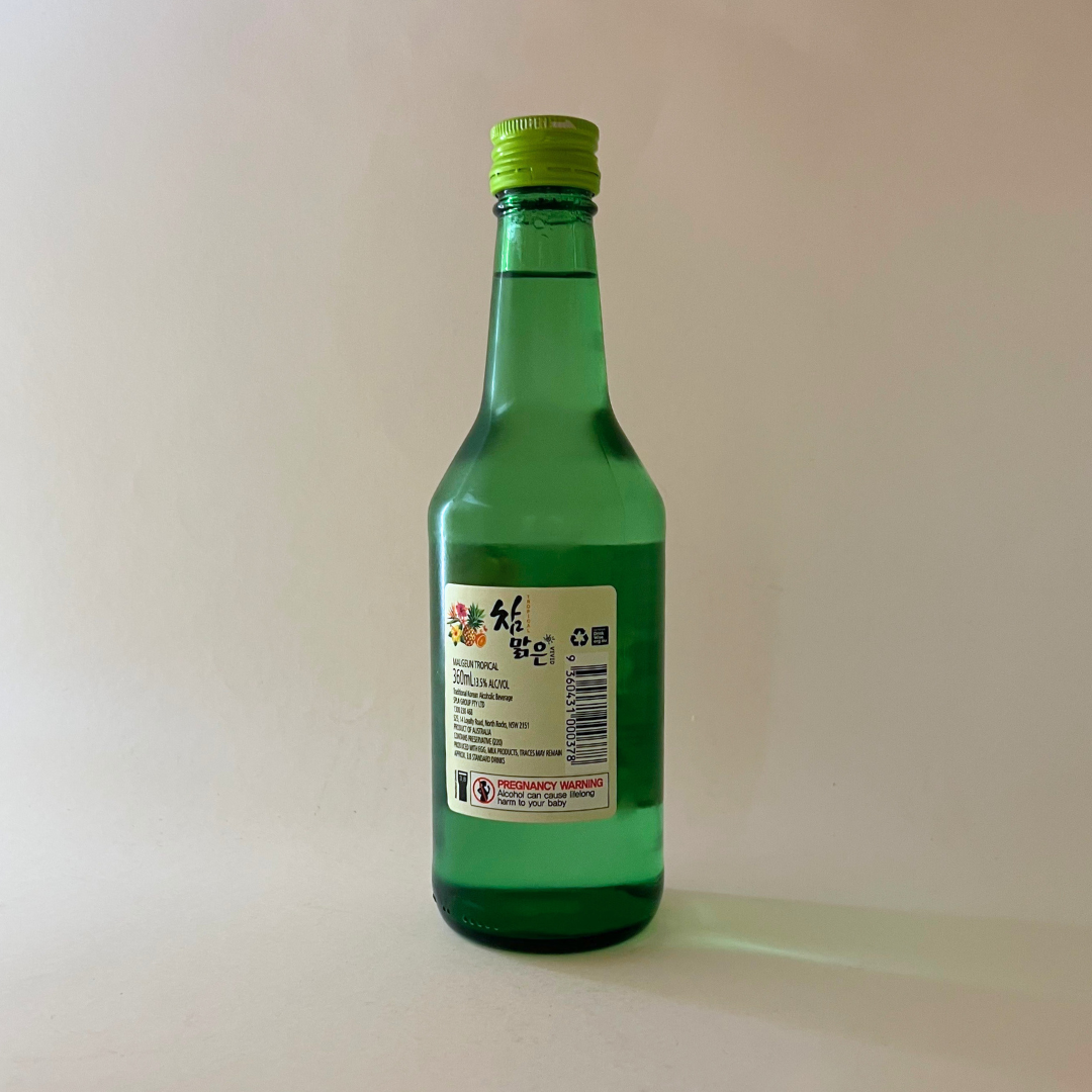 참맑은소주 트로피칼 360ML(CHARM SOJU TROPICAL 360ML)