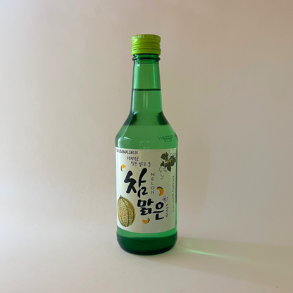 참맑은소주 멜론 360ML(Charm Soju Melon 360ML)