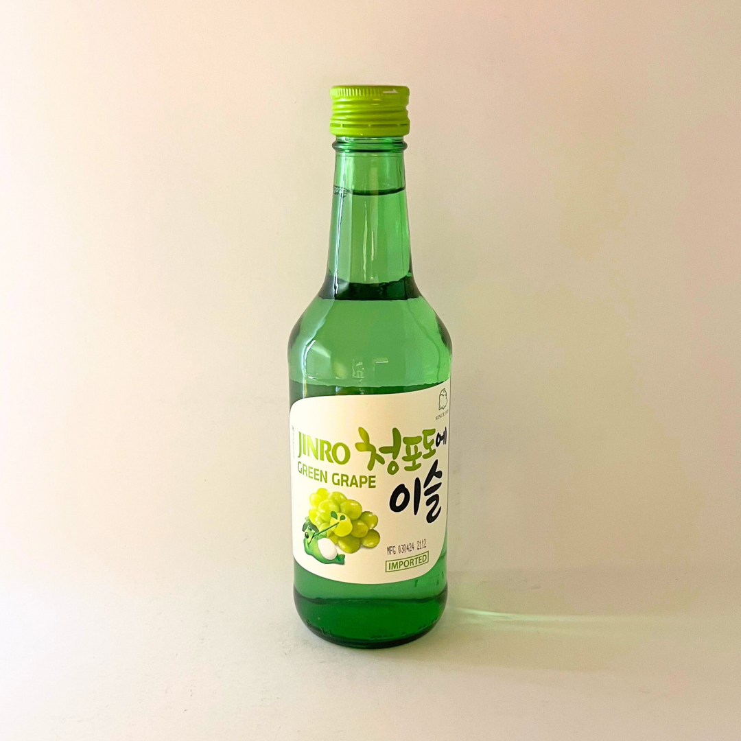 진로 참이슬 청포도 360ml(JR Chamisul Green Grape Soju 360ml)