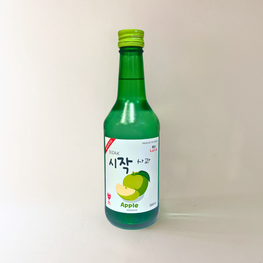 시작 소주 사과 360ml(Sizak Soju Apple)