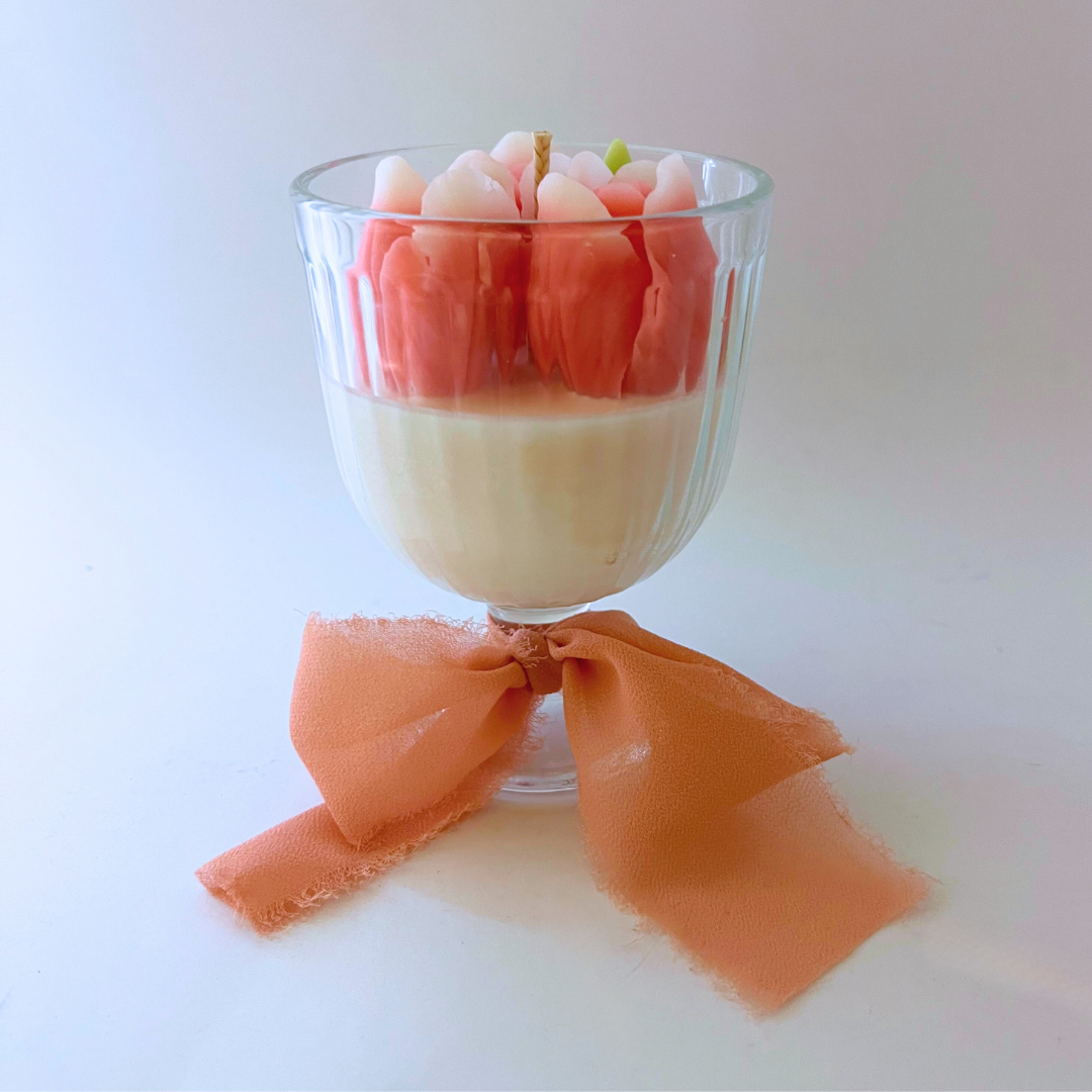 수피아 향초컵 꽃 - 튤립 $39(Sufia Candle Flower - Tulip $39)