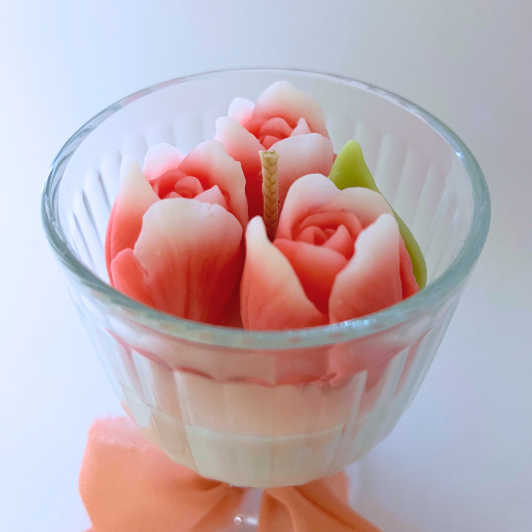 수피아 향초컵 꽃 - 튤립 $39(Sufia Candle Flower - Tulip $39)