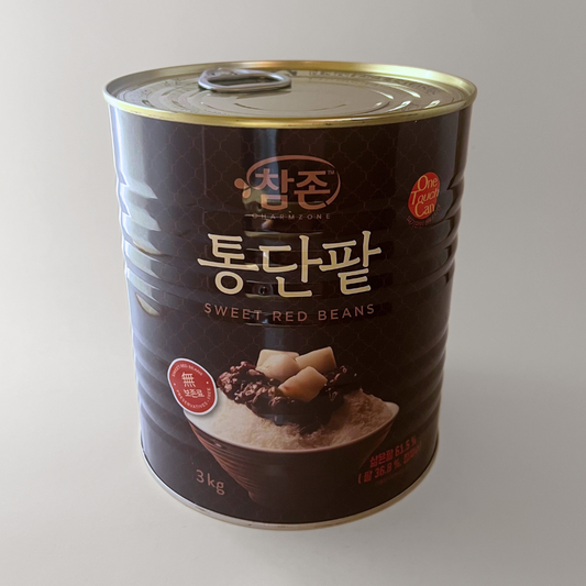 참존 팥 통조림 3KG(Charmjon Sweet Red Bean Can 3KG)