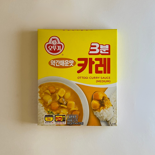 오뚜기 3분 카레 약간매운맛 200g(OTG 3min Curry M-Hot 200g)