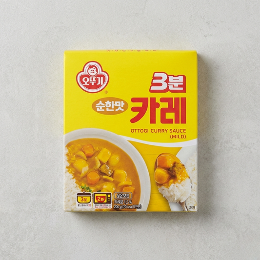 오뚜기 3분 카레 순한맛 200g(OTG 3min Curry Mild 200g)