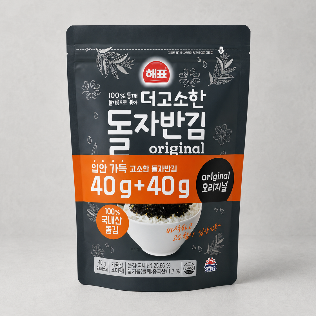 대림 더고소한 돌자반 40G*2(DL Seasoned Laver DOL 40G*2)