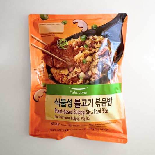 풀무원 식물성 불고기 볶음밥 424g(PMO Plant-based Bulgogi Style Fried Rice 424g)