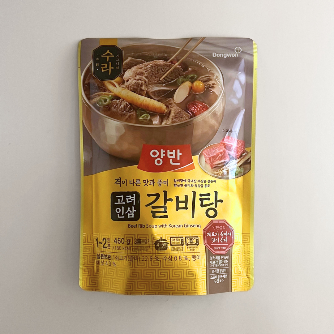 동원 고려인삼 갈비탕 460G(DW BEEF RIB SOUP WITH KOREAN GINSENG)
