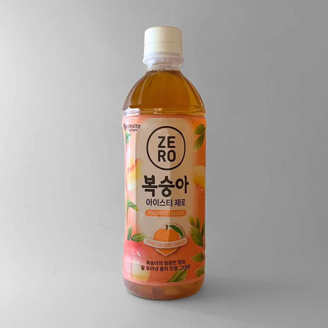 맥널티 복숭아 아이스티 제로 500ML(MT Ice Tea Zero Sugar Peach 500ML)