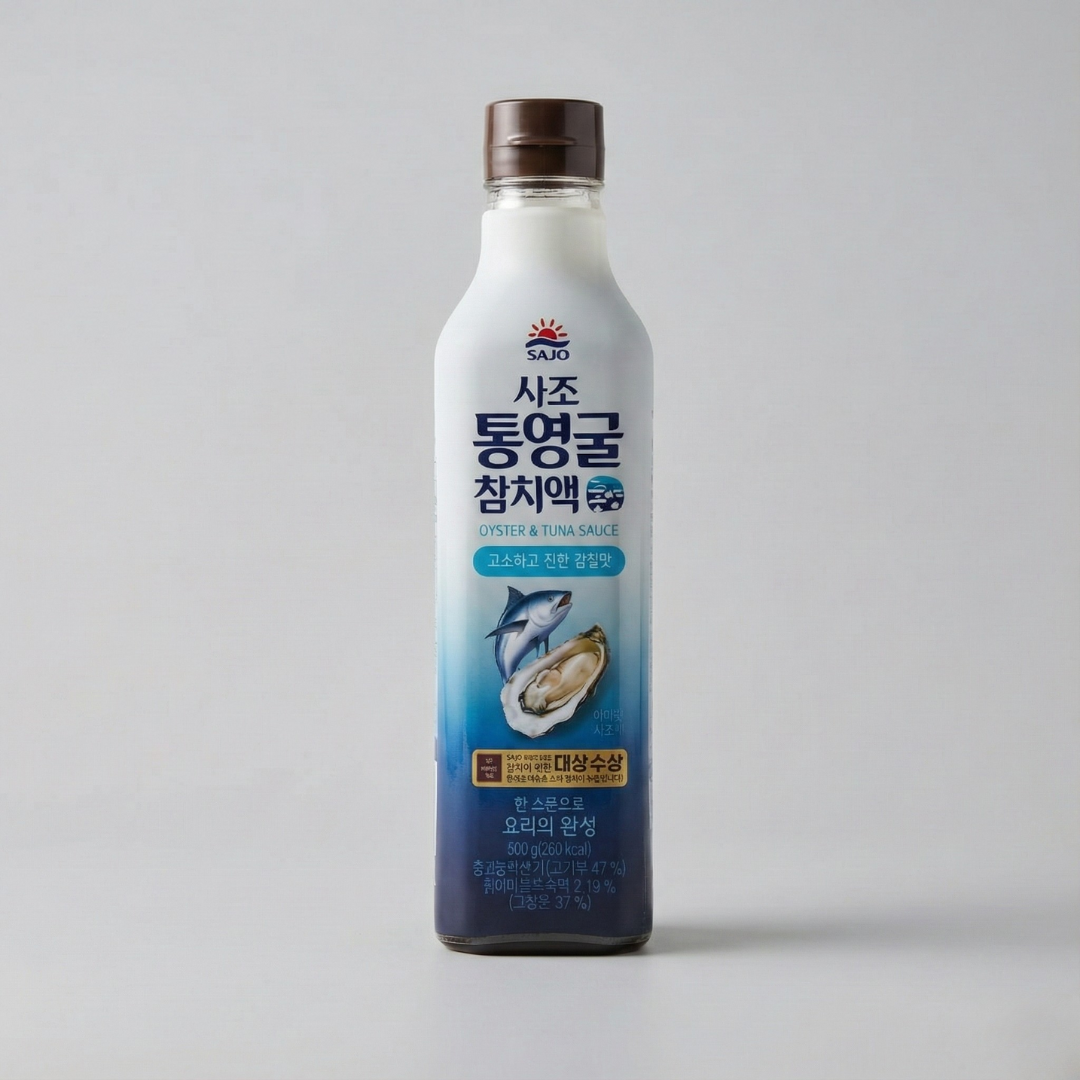 사조 통영 굴 참치액 500ML(SAJO TONGYOUNG OYSTER TUNA FISH SAUCE  500ML)