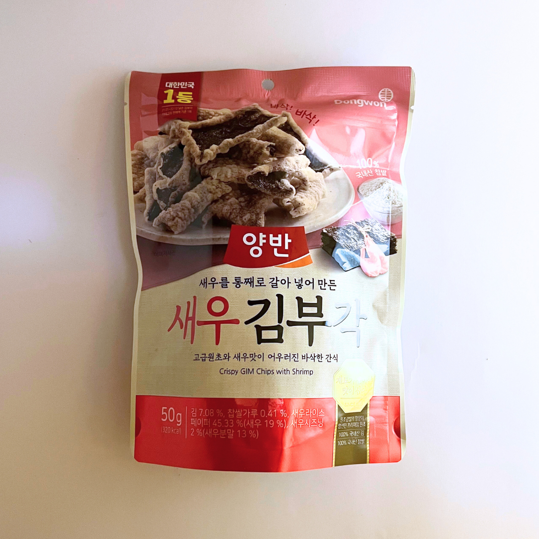 동원 양반 새우 김부각 50G(DW Crispy GIM Chips with Shrimp)