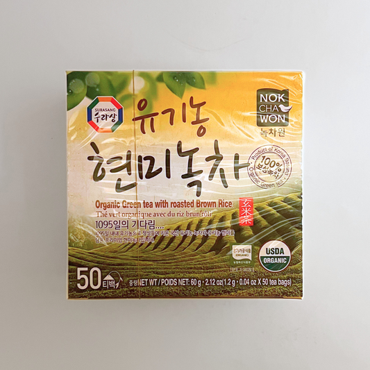 수라상 유기농 현미녹차 50T(苏拉有机绿茶糙米60G)