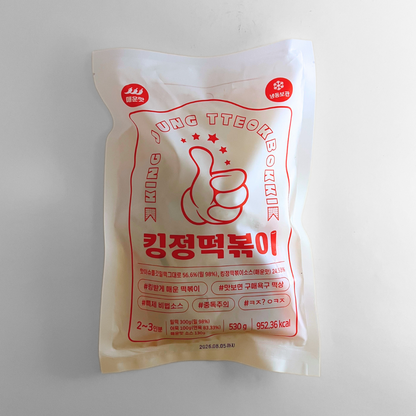 킹정 떡볶 Been 매운맛 530G(KJ 辣年糕 530G)
