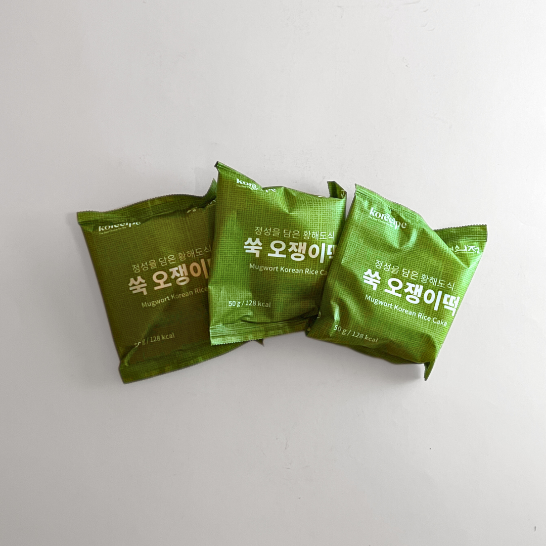 영의정 콩쑥개떡 600G(MUGWORT RICE CAKE WITH BEAN POWDER)