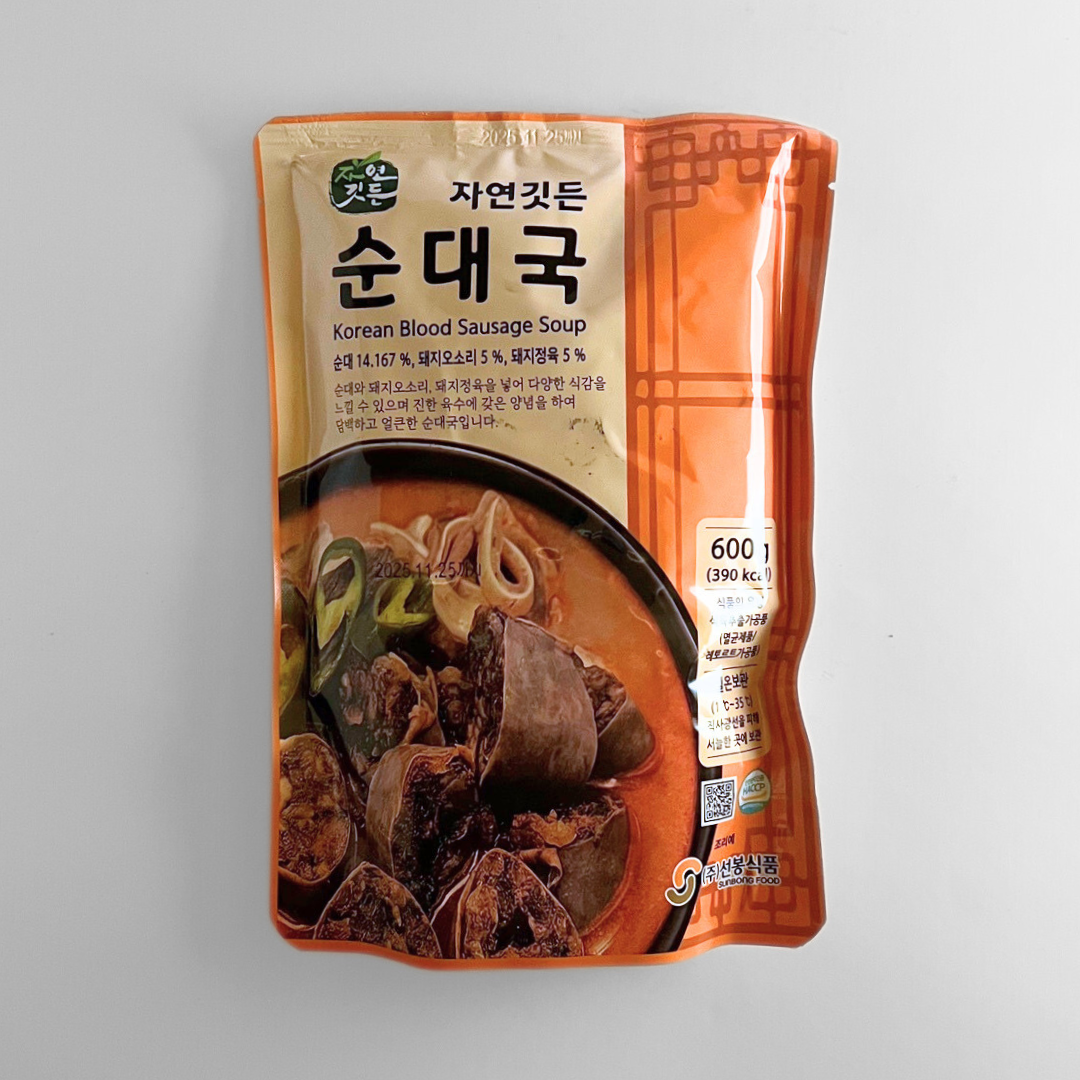 선봉식품 자연깃든 순대국 600G(SB天然猪血肠汤600G)