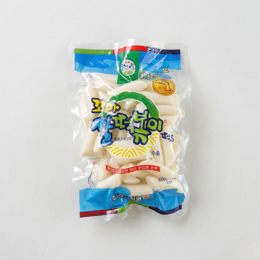 송학 꼬마 쌀떡볶이떡 600G(SH Rice Cake Stick Mini 600G) – HanGaWee