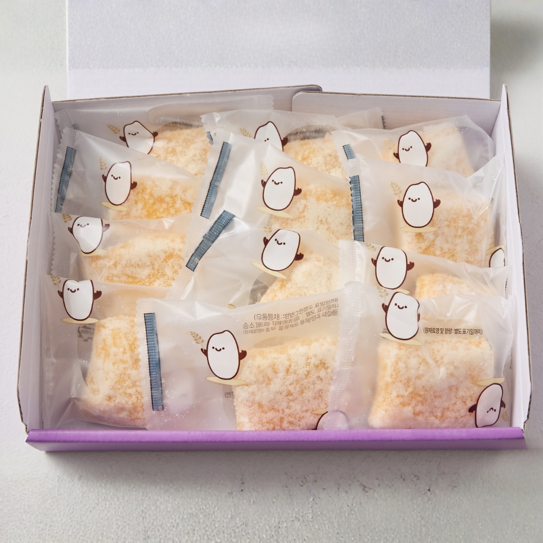 봉쉐프 떡-호박인절미 600G(SWEET PUMPKIN RICE CAKE)