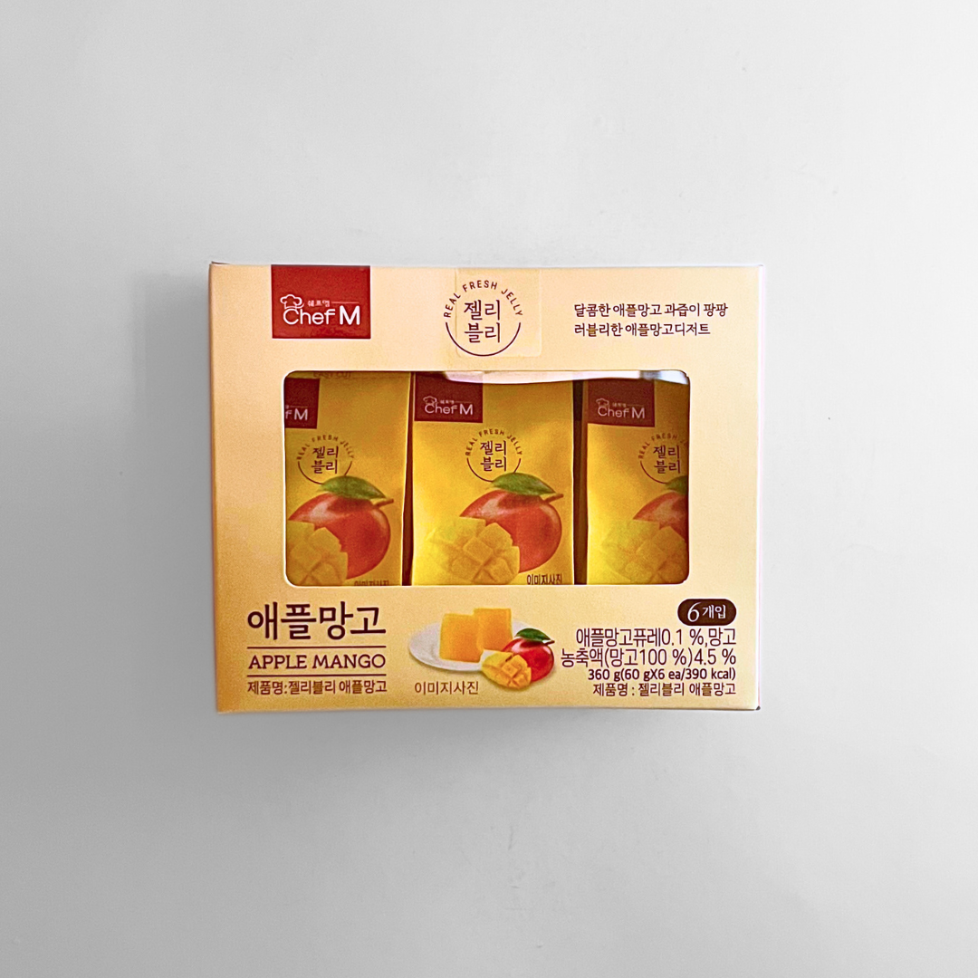 쉐프엠 젤리블리 애플망고 60G*6P(CHEF M JELLYVELY APPLEMANGO 60G*6P)[MULTI]