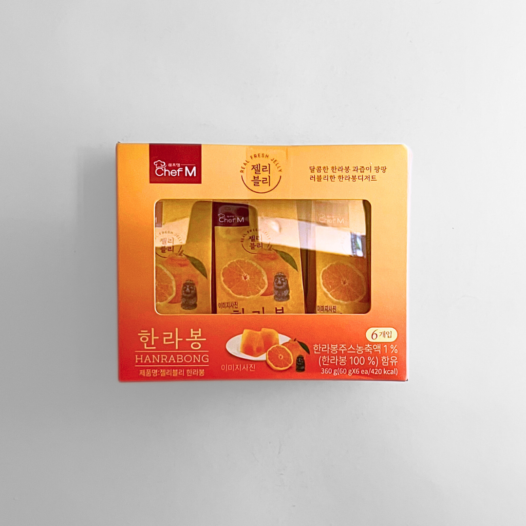 쉐프엠 젤리블리 한라봉 60G*6P(CHEF M JELLYVELY MANDARINE HANRABONG 60G*6P)[MULTI]
